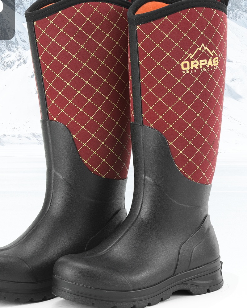 ORPAS07W Altai Quilt tall boots in wine quilt